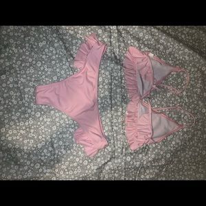 Pink bikini